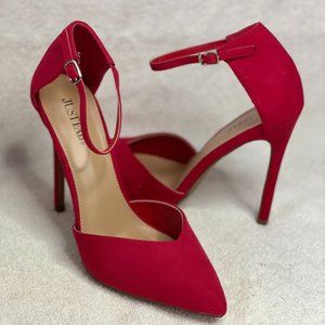 Red Fashion Stiletto Heels
